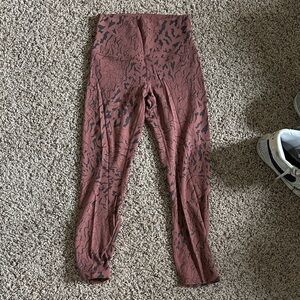 Lululemon align black and rust